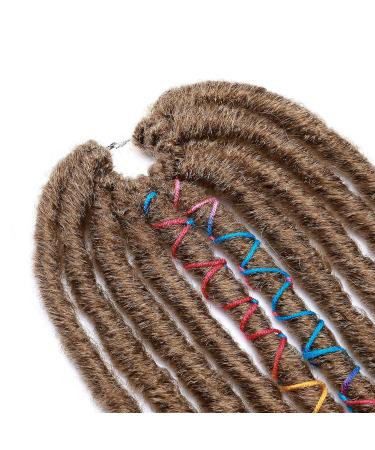 Buy Sego 18 Handmade Dreadlocks Braids Extensions - Synthetic Crochet Afro Hair (Honey Blond) | International Shipping Available - Buy Online on GoSupps.com