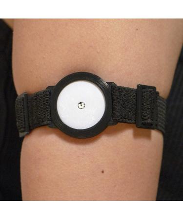 Sensor Armband Holder/Protector Compatible with Freestyle Libre 1/2 - Black - Buy Online on GoSupps.com