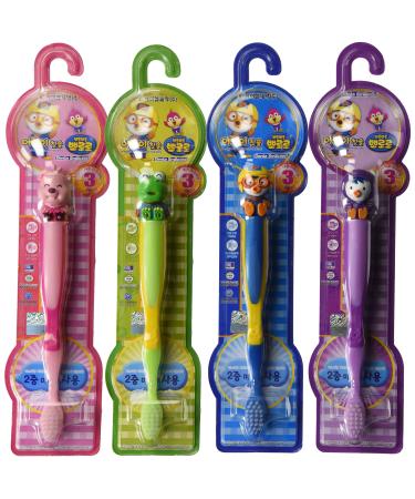 Pororo Kids Children Toothbrush Toothpaste (4units) by TheJD