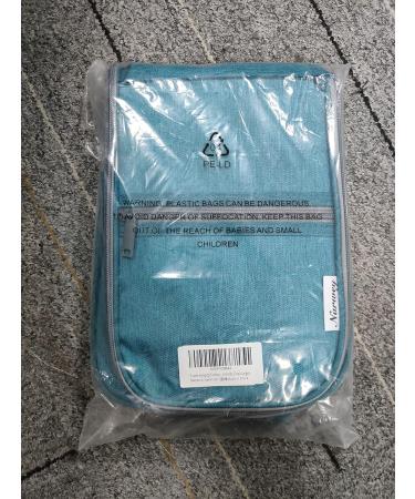 Large Teal Travel Hanging Toiletry Organizer for Women, Girls, Kids - Makeup & Cosmetic Bag - Buy Online on GoSupps.com