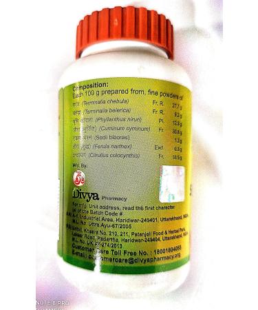 Divya Shuddhi Churna 100gm for Constipation Acidity Gas Inddigestion - Buy Online on GoSupps.com