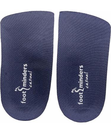 Footminders Casual Orthotic Arch Support Insoles - Small (Men 5-7, Women 6-8) - Relieve Foot Pain from Flat Feet & Plantar Fasciitis - 2 Pack - Buy Online on GoSupps.com