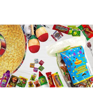 Lucas Mexican Candy Mix - 14 Count Variety Pack with Skwinkles Rellenos, Pelucas, Muecas Chamoy, Watermelon, Mango, and More - Sweet, Sour, and Spicy Flavors - Perfect for Snacking - 1 Pack by LookOn - Buy Online on GoSupps.com