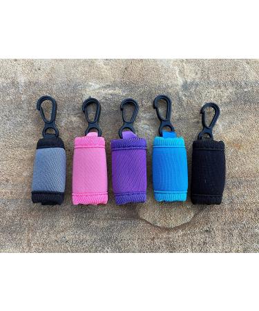 Chapstick Holder Keychain - Premium Neoprene Lip Balm Sleeve (Black 2 Pack) - Key Chain Clip - Perfect for Chap Stick or Lip Gloss - 2 Count - Buy Online on GoSupps.com