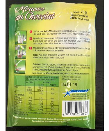  Unbekannt Chocolate mousse from Komet - Buy Online on GoSupps.com