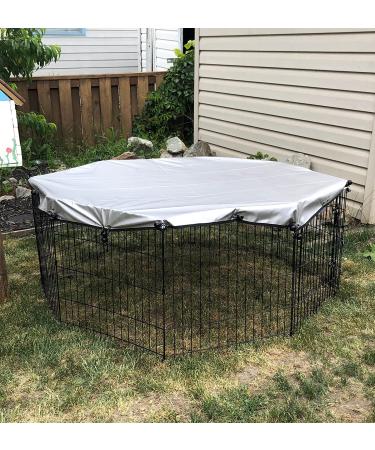 YGCASE Universal Dog Playpen Cover - Sun/Rain Proof Top for Outdoor & Indoor Use - Fits All 24 Wide 8 Panels Pet Exercise Pen - Buy Online on GoSupps.com