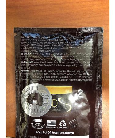 Shine n Jam DD Dynamic Do - All Shea Butter Hair & Skin Creme Sachets (Pack of 4) - 1.75oz | Premium International Shipping - Buy Online on GoSupps.com