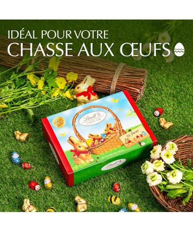 Lindt - Kit chasse aux ufs LAPIN OR - Assortiment de Chocolats au Lait et Lait-noisettes - Id al pour P ques 582g - Buy Online on GoSupps.com