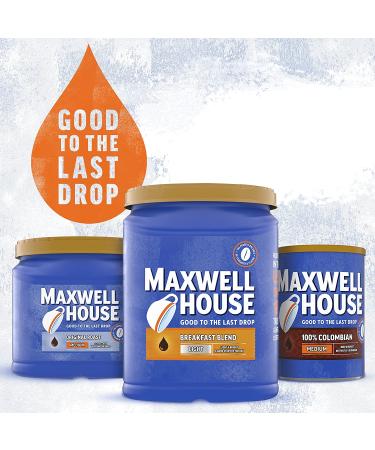 MAXWELL HOUSE Breakfast Blend Ground Coffee (38.8 Oz Canister)  Breakfast Blend  38.8 Oz 38.8oz - Buy Online on GoSupps.com