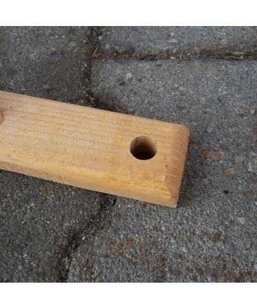 Natural Wood Carpenter Stable Universal Birdhouse Stand with Ground Anchor Plug-In System | Perfect for Any Outdoor Space - Buy Online on GoSupps.com