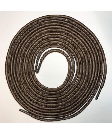 3 Pairs Heavy Duty Round Boot Laces Shoelaces - 54 (140cm) Dark LightBrown - for Hiking, Walking, Construction Safety Work Boots - Buy Online on GoSupps.com