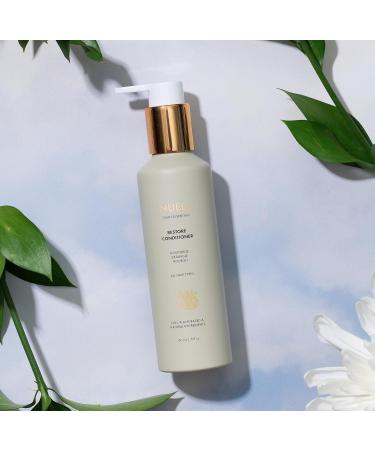 Nuele Clean Essentials Restore Conditioner | 100% Plant-Based Moisturizer for All Hair Types | 5 Fl Oz - Detangle & Nourish Hair Naturally - Buy Online on GoSupps.com