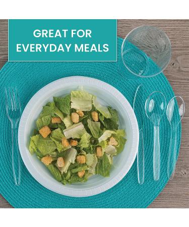 Plasticpro 6 Round Microwaveable Disposable White Plates - 100 Count - Buy Online on GoSupps.com