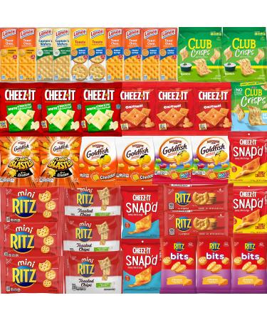 Snack Crackers Variety Pack (40 Count) - Buy Online on GoSupps.com