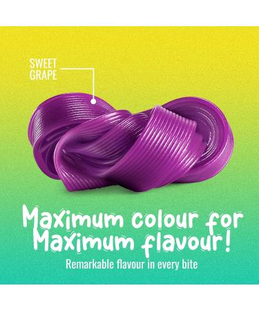 Sweet Sixteen Classic Licorice Ribbon Candy 10 Packs x 125g Sweet Purple Grape Flavor Soft & Chewy Rolls Peanut & Nut-Free Always Fresh - Buy Online on GoSupps.com