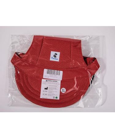 Pawaboo X-Large Dog Baseball Cap - Adjustable Sun Protection Hat with Ear Holes for Puppies - Red Pet Accessory - Buy Online on GoSupps.com