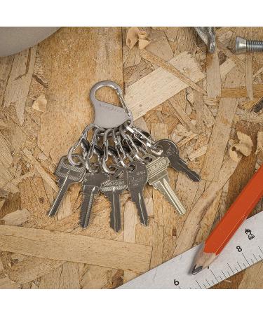 Nite Ize KeyRack Locker Steel Carabiner Chain with 6 Locking S-Biners - Stainless Steel - Buy Online on GoSupps.com