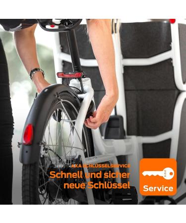 AXA Imenso Large Retractable Bicycle Lock - High Security Level 12 Frame Lock - Compatible with Mortise Lock - 75mm - Buy Online on GoSupps.com