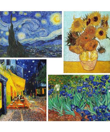 Van Gogh The Starry Night - Paint by Numbers Kit for Adults DIY Oil Painting  Kit on Canvas