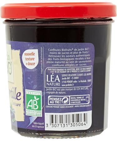 Jardin BiO tic Extra Wild Blueberry Jam 320 g - Pack of 3 - Buy Online on GoSupps.com