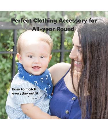 KeaBabies Adventurer Bandana Bibs 8-Pack for 0-36 Months | Stylish & Absorbent - Buy Online on GoSupps.com