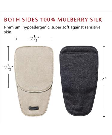 Astropic Large Silk Eye Flaps for Adults & Children - Vintage Khaki Pack of 2 | Comfortable Eye Covers for Total Eye Protection - Buy Online on GoSupps.com