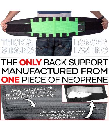 Medibrace Back Support Belt | Adjustable Lumbar Vortex Bandage for Lower Back Pain Relief | 3X-Large Persian Blue (112-129cm) - Buy Online on GoSupps.com