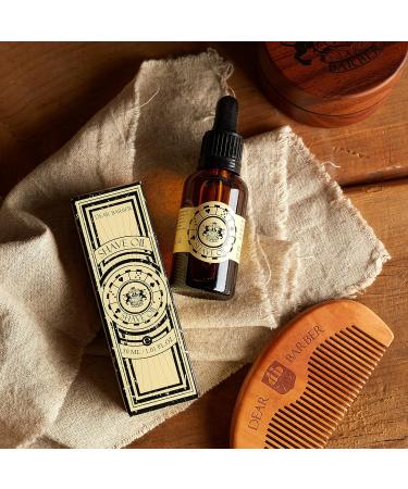 Dear Barber Shave Oil 30ml - Reduces Irritation & Hydrates Skin for Smooth Shaving | International Shipping Available - Buy Online on GoSupps.com