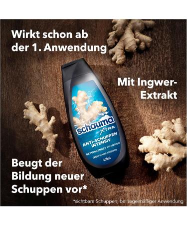  Schauma Schauma Intensive Anti-Dandruff Shampoo (400 ml) shampoo fights severe dandruff from the first application shampoo helps with itchy scalp - Buy Online on GoSupps.com
