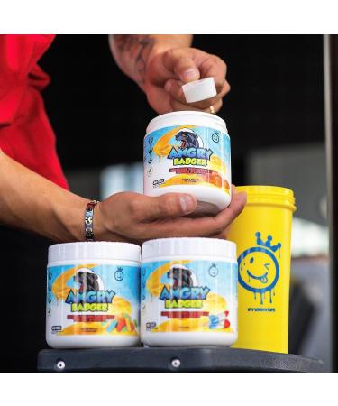 Yummy Sports Pre-Workout Powder - Workout Supplements Powder for Clean Energy Boost and Focus - Preworkout Energy Drink Powder for Women & Men - 300gm 40 Servings - Sour Batch - Buy Online on GoSupps.com