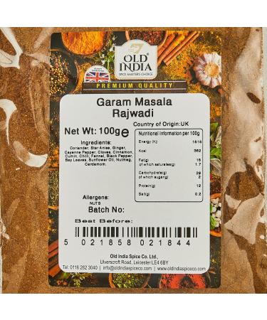 Old India Garam Masala Rajwadi 100g - Buy Online on GoSupps.com