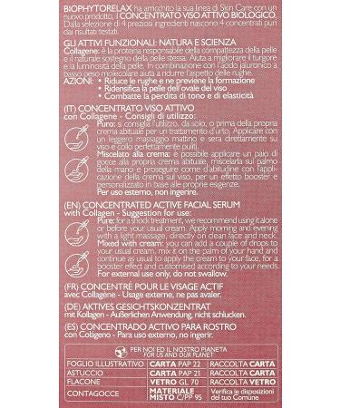 Concentrated Active Face Serum with Collagen - Anti-Wrinkle & Firming - 30ml Made in Italy - Premium Quality Italian Import - Buy Online on GoSupps.com
