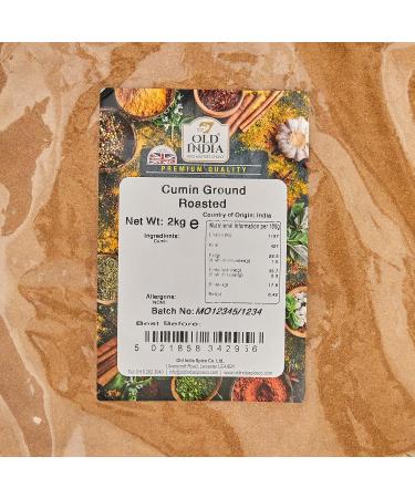Old India Cumin Ground Roasted 2kg - High Quality Spice Blend (Pack of 1) - Buy Online on GoSupps.com