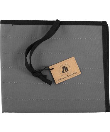 New York Central Professional Paint Brush Roll Up Case | Waterproof Lightweight Organizer 20X20 - Gray with Black Piping - Buy Online on GoSupps.com