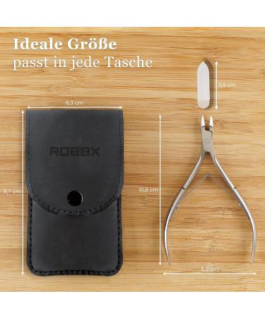 Robbx Nail Skin Pliers | Precision Stainless Steel Nail Skin Remover & Cutting Tongue Shears for Flawless Manicures - Buy Online on GoSupps.com