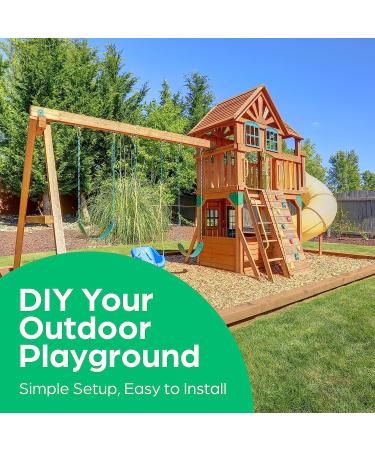 Jungle Gym Kingdom Rock Climbing Holds for Kids - Indoor & Outdoor Climbing Kit with Hardware, Rope, and 25 Handles - Buy Online on GoSupps.com