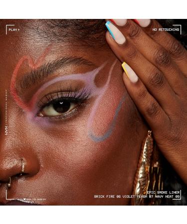 NYX Professional Makeup Smokey Eyes Eyeliner - Vegan Epic Smoke Liner in Brick Fire (Red) 06 | International Shipping Available - Buy Online on GoSupps.com