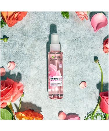 Garnier SkinActive Soothing Facial Mist with Rose Water - 4.4 fl oz for Hydrated Skin - Buy Online on GoSupps.com