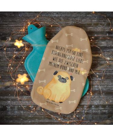 Buy Mr. & Mrs. Panda Warm Bottle Pug | Cute Dog Hot Water Bottle & Grain Pillow Gift for Pet Lovers - Buy Online on GoSupps.com