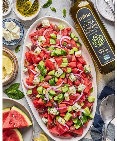 Premium Mina Extra Virgin Olive Oil - New Harvest, Low Acidity, Polyphenol Rich, 500ml - Buy Online on GoSupps.com