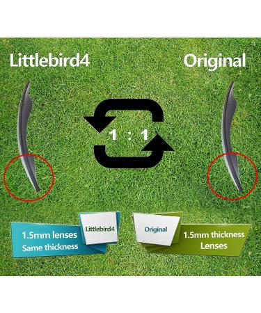 Littlebird4 1.5mm Polarized Replacement Lenses for Oakley Oil Rig Sunglasses - Silver Mirror Options - Buy Online on GoSupps.com