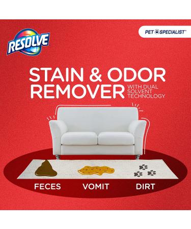 Resolve Pet Specialist 32 oz Carpet Cleaner & Stain Remover - Odor Neutralizer for Floors & Upholstery - Buy Online on GoSupps.com
