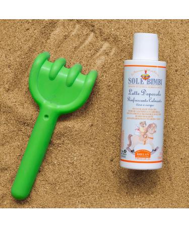 Helan Zool Bimbi Soothing aftersun lotion for children vitamin E aloe vera calendula moisturizing aftersun with jojoba oil olive oil soothing body lotion chamomile Made in Italy 200 ml - Buy Online on GoSupps.com