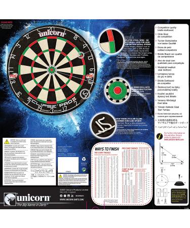 Unicorn Eclipse Pro2 Dartboard - Professional Quality for Precision Dart Throwers - Buy Online on GoSupps.com