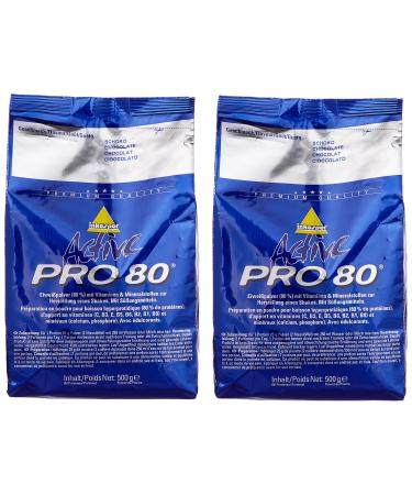 Inkospor Active Proteinshake Pro 80 bags double pack (2 x 500 g) chocolate 1 pack (1 x 1 kg)