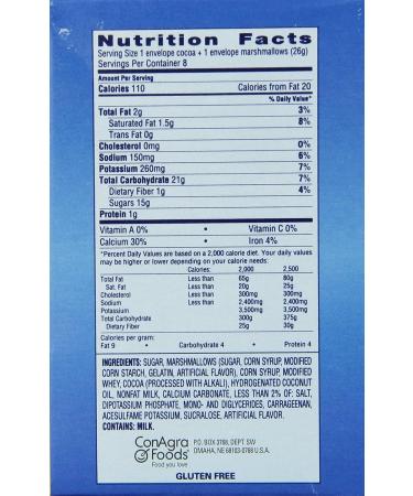 Swiss Miss Marshmallow Lovers Hot Cocoa Mix (8x26g) - Buy Online on GoSupps.com