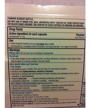Prevacid 24hr Capsules 42ct - Pack of 3 (14 Count per Pack) | Fast Heartburn Relief - Buy Online on GoSupps.com