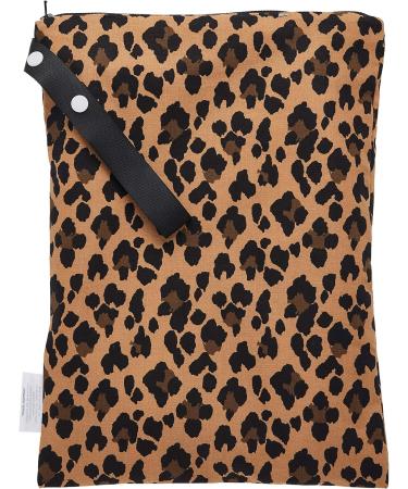 Itzy Ritzy Unisex Baby Travel Wet Bag (1 Pack) - Stylish Leopard Print Ideal for On-the-Go Parents - Buy Online on GoSupps.com