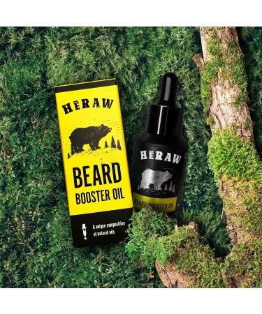 Heraw Premium Beard Care Set - Nourishing Beard Oil & 2-in-1 Facial Cleanser | Softer Beards & Clear Skin | 30ml + 200ml | Best Men's Grooming Products - Buy Online on GoSupps.com