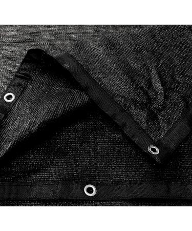 WindscreenSupplyCo 10' x 10' Heavy Duty Outdoor Mesh Cloth Netting for Dog Kennel Shade Cover - 85% UV Sun Protection for Patio, Porch, Garden, Greenhouse - Black - Buy Online on GoSupps.com